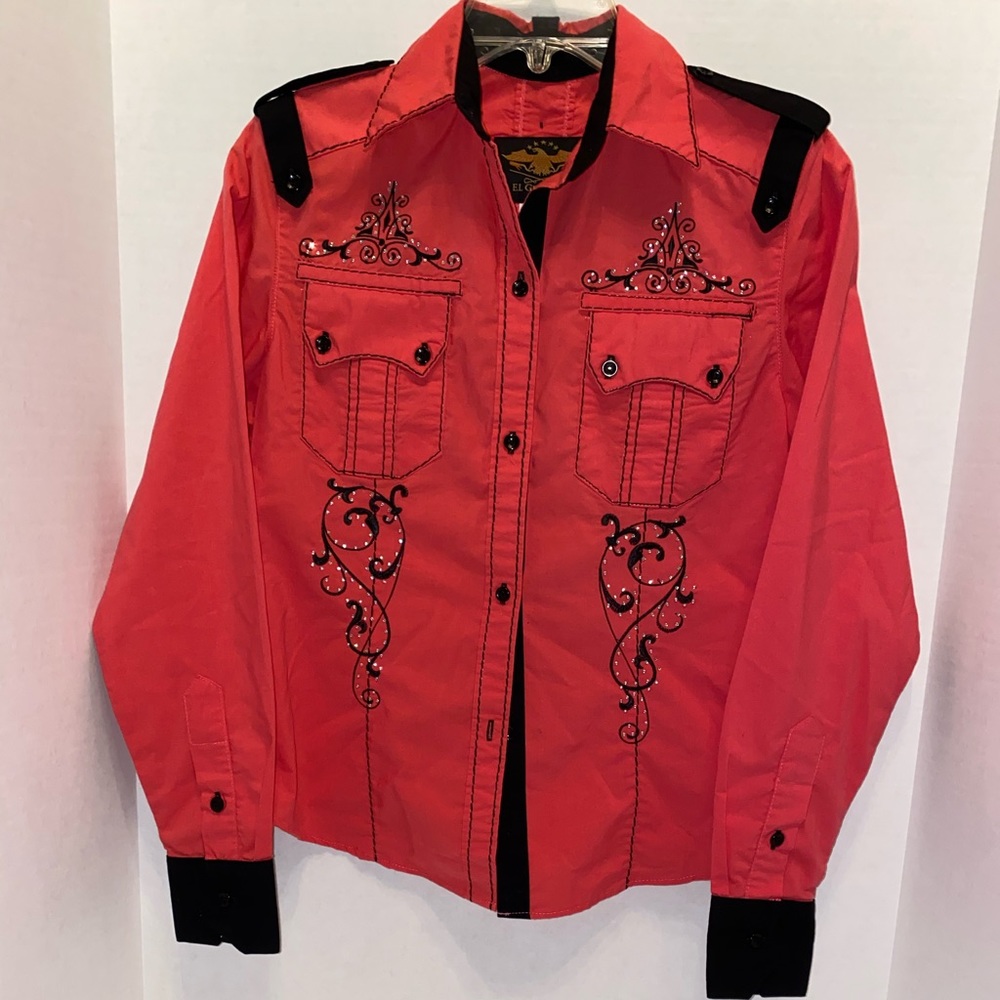 *FINAL SALE* rhinestone Studded Rodeo Shirt